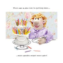 Candles  -  birthday comedy card