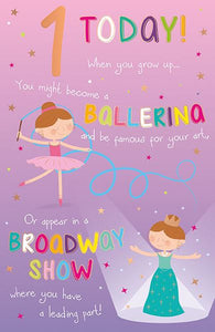 1st Birthday card