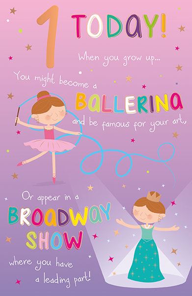 1st Birthday card