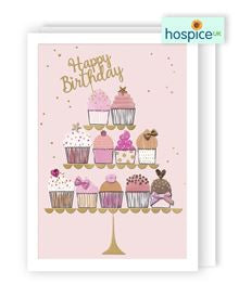 Cupcakes - Hospice UK Birthday card