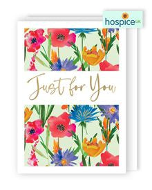 Just for you - Hospice UK blank card