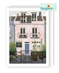 The pink house - Hospice UK blank card