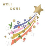 Well Done - Congratulations card