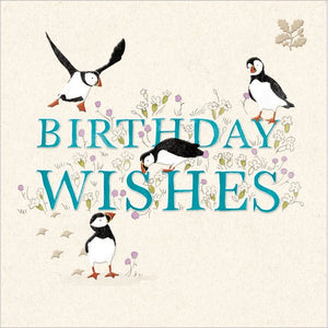 Happy birthday, puffins - National Trust birthday card