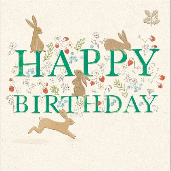 In the meadow - National Trust birthday card