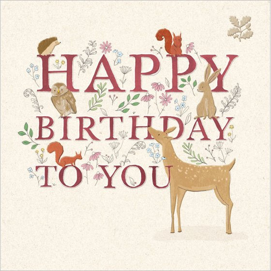 Happy birthday, wildlife - National Trust birthday card
