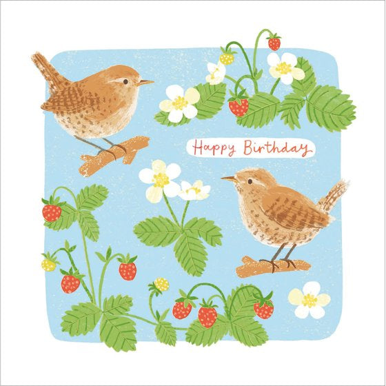 Wren RSPB Birthday card
