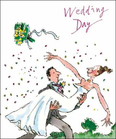 Wedding Day - Quentin Blake wedding card