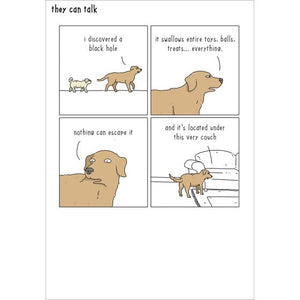Black Hole - They Can Talk greetings cards