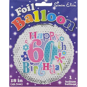 60 - 18” Helium Filled Balloon