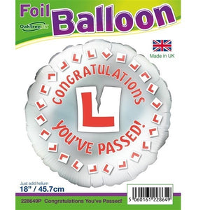 You've Passed!- 18” Helium Filled Balloon