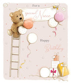 Special Niece - Barley Bear Birthday card