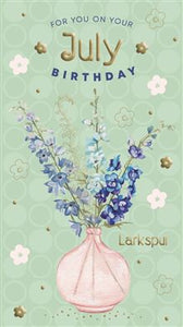 For you on Your July Birthday card