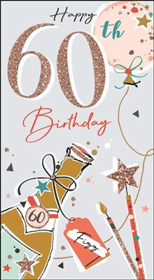 Happy 60th Birthday - Jonny Javelin cards