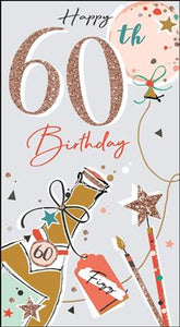 Happy 60th Birthday - Jonny Javelin cards