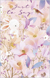 Just to say, bunnies - pack of 8 notecards