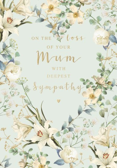 Loss of Mum- sympathy card