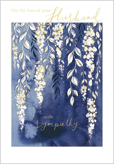 Loss of Husband - sympathy card