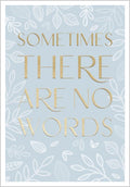 No words - sympathy card