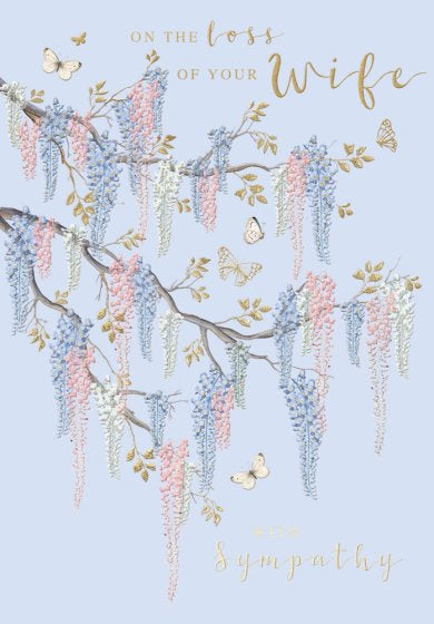 Loss of Wife - sympathy card