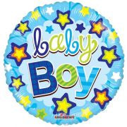 Baby boy- 18” Helium Balloon