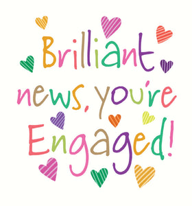 Engaged - Birthday card