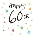 Happy 60th- Birthday card