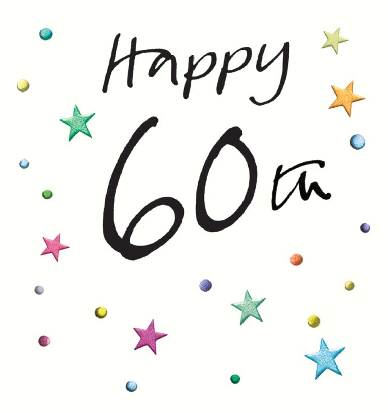 Happy 60th- Birthday card