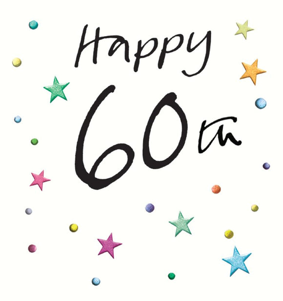 Happy 60th- Birthday card