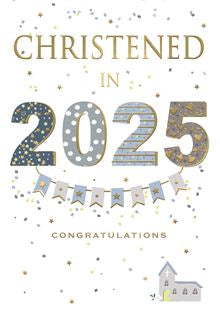 Christened in 2025 card