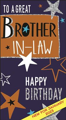 Brother-in-law Birthday card - Jonny Javelin