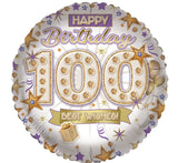 100 Happy  Birthday - Helium Filled Balloon