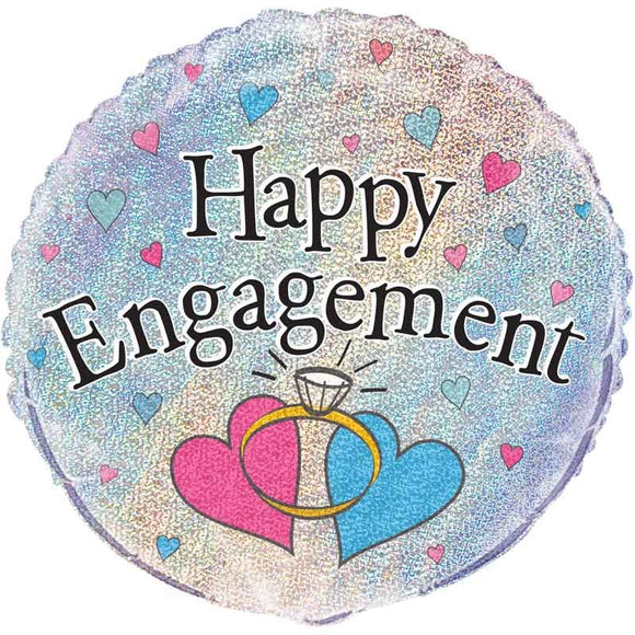 Happy Engagement - Helium Filled Balloon