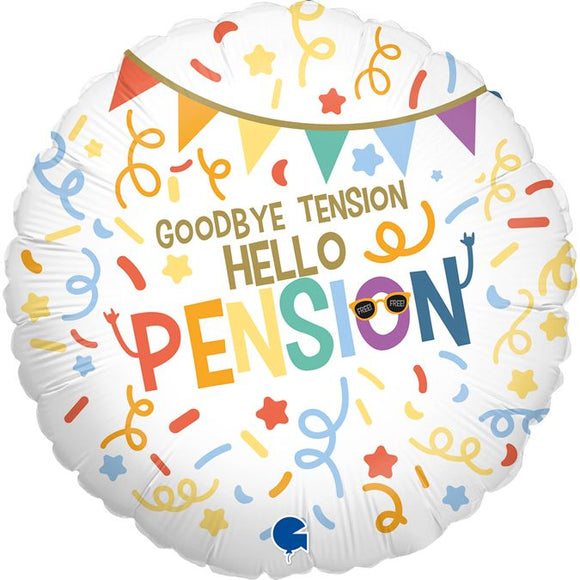 Hello Pension - Helium Filled Balloon