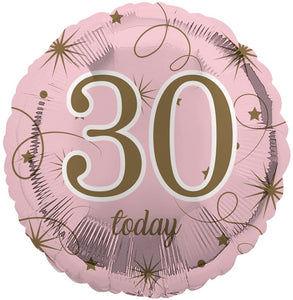 30 Today - 18" Helium Balloon