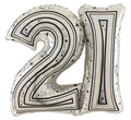 21 jointed number - helium balloon