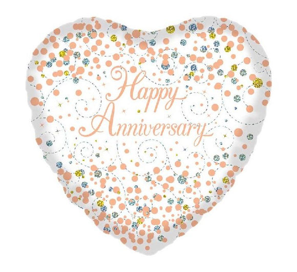 Happy Anniversary - Helium Filled Balloon