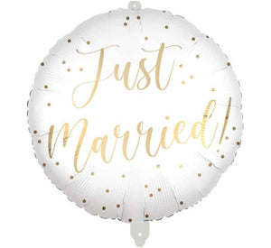Just Married - Helium Filled Balloon