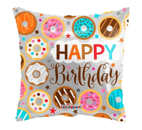 Happy birthday, biscuits - Square 18” Helium-Filled Balloon
