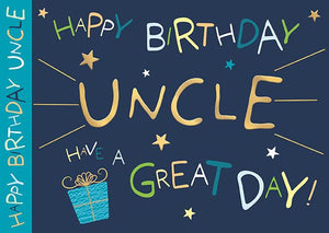 Happy Birthday Uncle  - Birthday Card