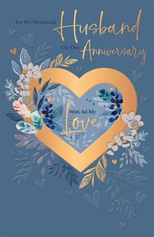 Husband on our Anniversary card