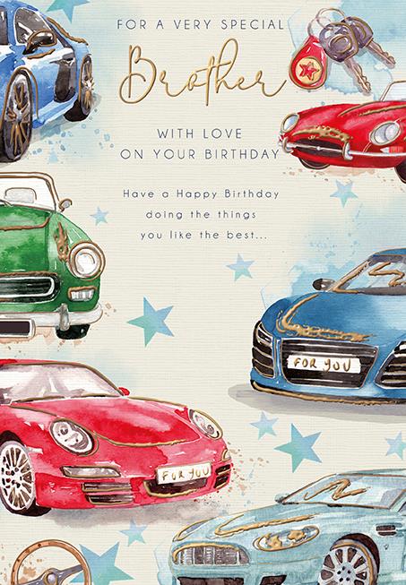 Special Brother on Your Birthday card