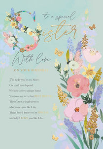 Special Sister  - Birthday card