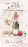 Happy Ruby Anniversary card