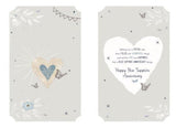 65th, Blue Sapphire Anniversary card
