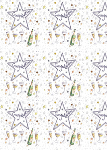 Alex Clark-2 pk Congratulations flat wrap