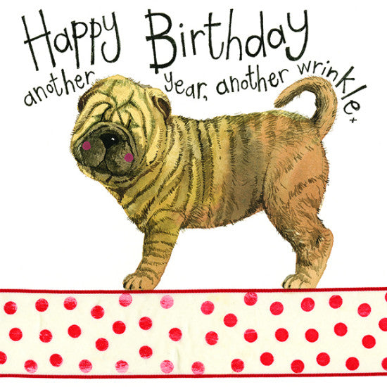 Happy Birthday, wrinkle- Alex Clark cards