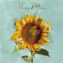 Sunflower - thank you card