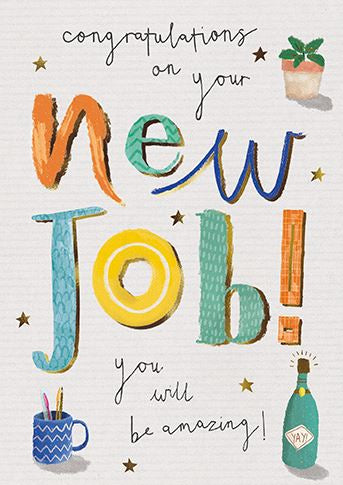 New job - card