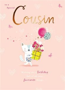 Cousin - birthday card